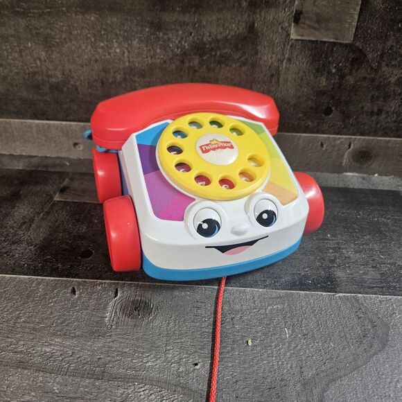 Fisher-Price Chatter Rotary Telephone 2015 Pull Toy - Picture 2 of 7